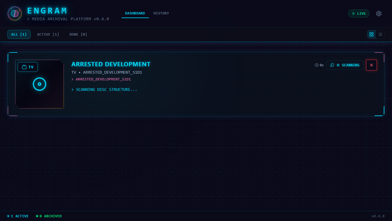 A new disc card has appeared